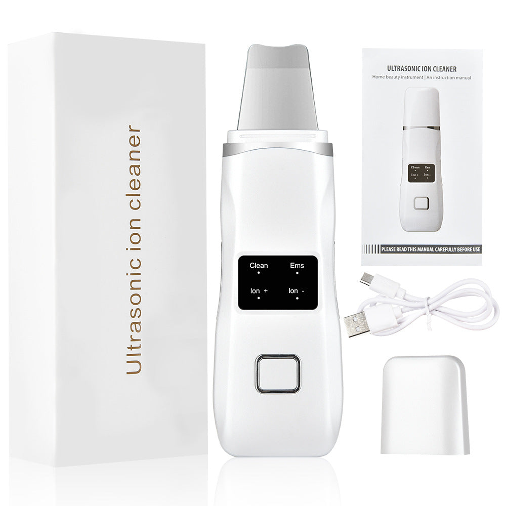 Ultrasonic Peeling Machine HailiCare Positive And Negative Ions Red And Blue Light To Remove Blackheads And Acne Beauty Instrument