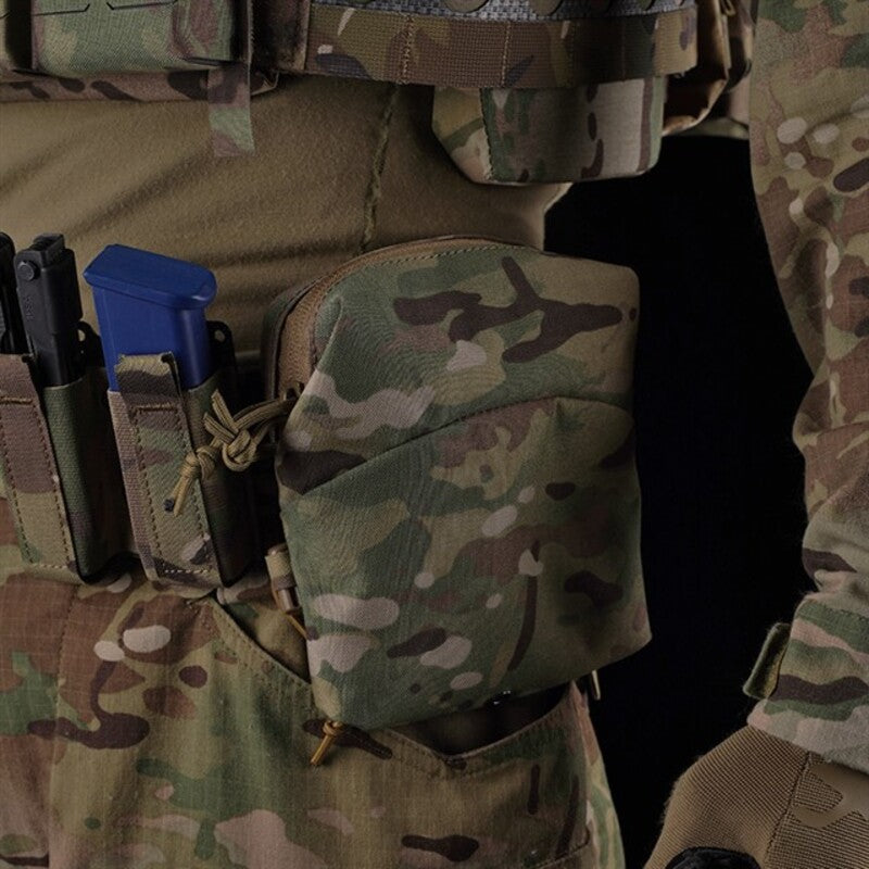 Tactical 6x5in GP MOLLE pouch for mags, fits FCPC or Utility GP Backpack.