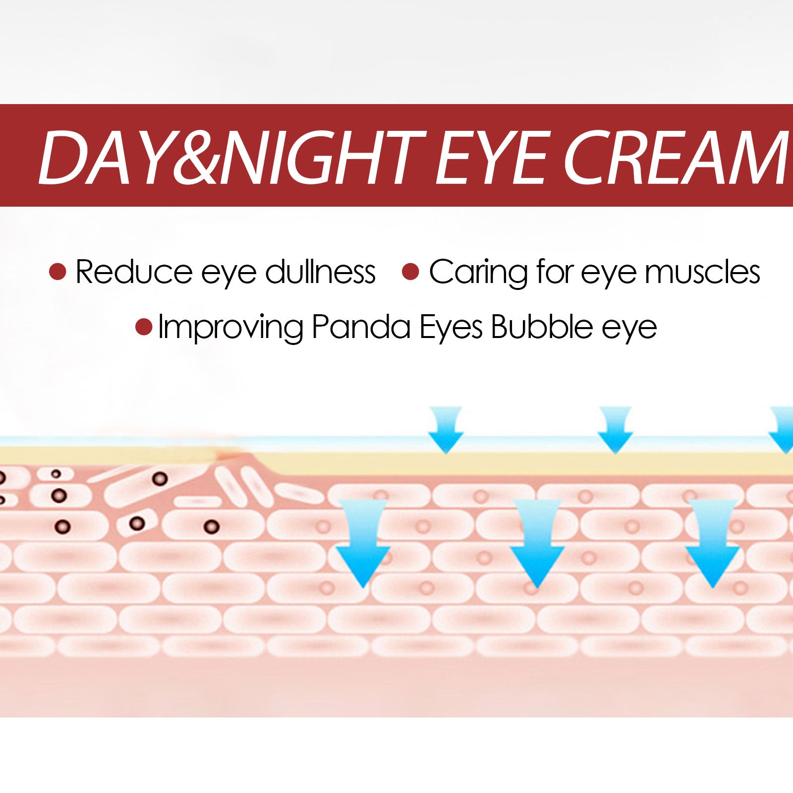 Retinol Eye Cream Stick Reduces Fine Lines, Bags And Dark Circles, Hydrates And Tightenes The Skin Around The Eyes