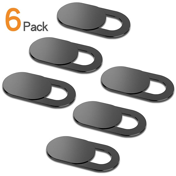 6Pcs/lot WebCam Cover Shutter Magnet Slider Plastic For iPhone Web Laptop PC For iPad Tablet Camera Mobile Phone Privacy Sticker