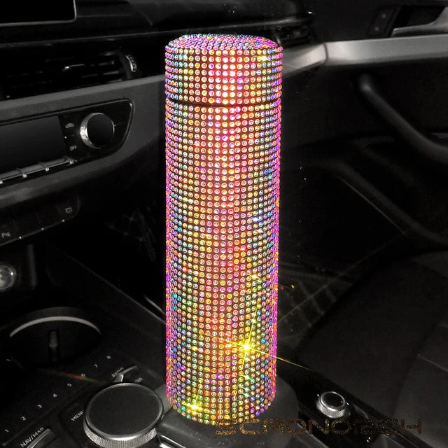 Rhinestone Insulated Travel Mug
