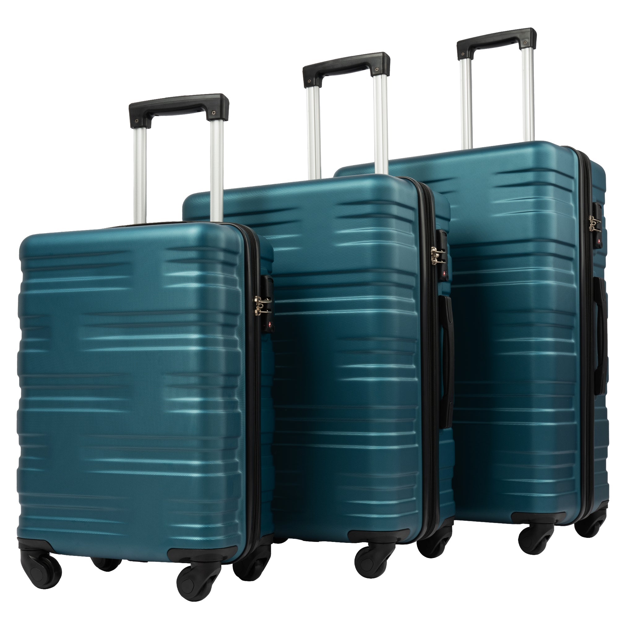 Hardshell Luggage Sets 3 Pcs Spinner Suitcase with TSA Lock Lightweight 20&