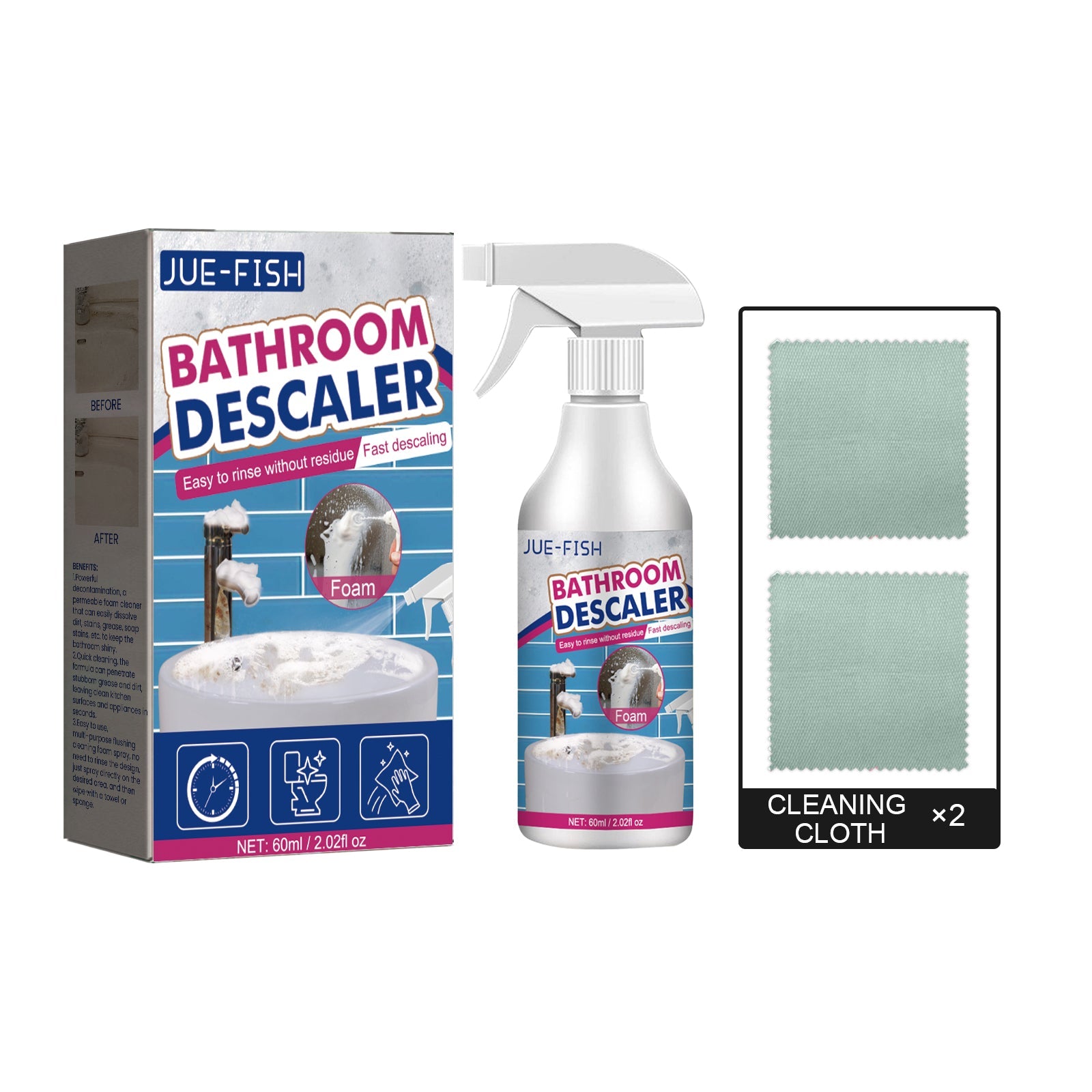 Shower Glass Scale Cleaner