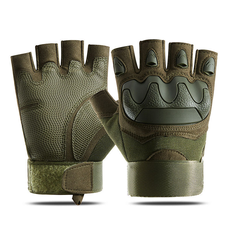 Tactical half-finger gloves men&