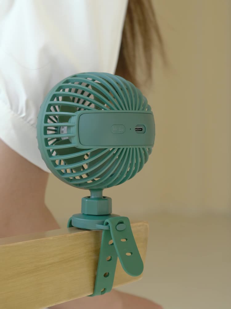 Stroller Fan Portable Small Children&
