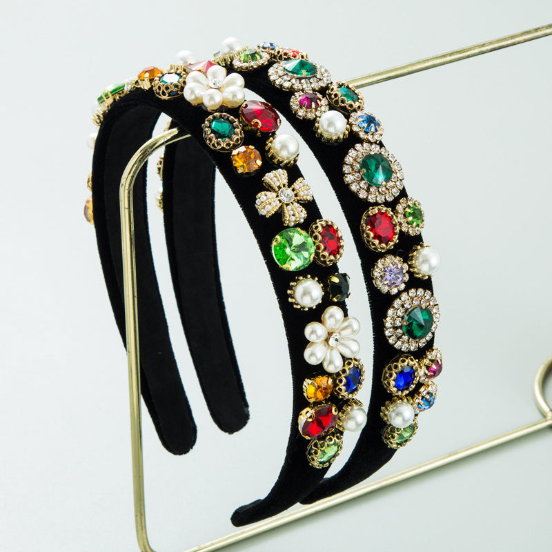 Fashion Baroque Court Headband Women&
