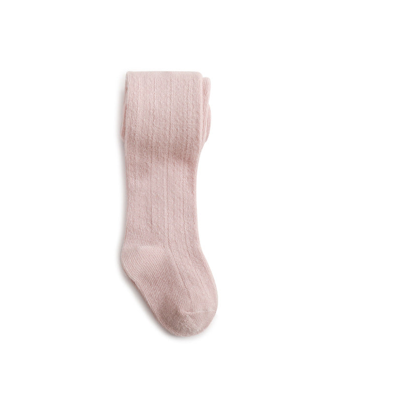 Spring And Summer Baby Girl Leggings Combed Cotton Boneless One-Piece Socks Mesh Outer Wear Cute Thin Children&