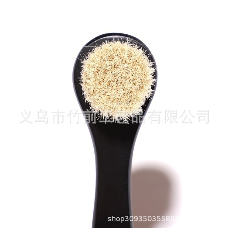 Baby hair comb round head beech wood baby bath brush children&