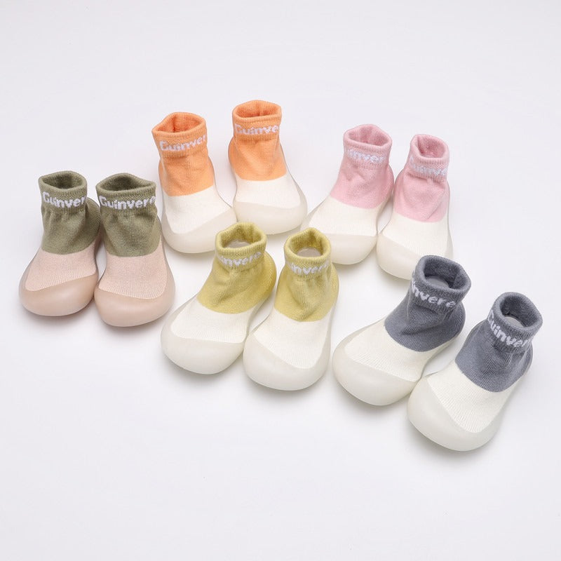 Baby cartoon walking shoes, cute multi-color children&