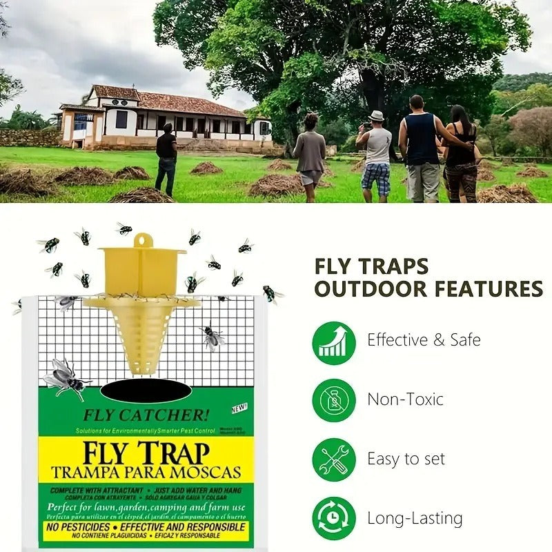 Outdoor Fly Trap Bag The Ultimate Fly Eradicator Plants Fly Control