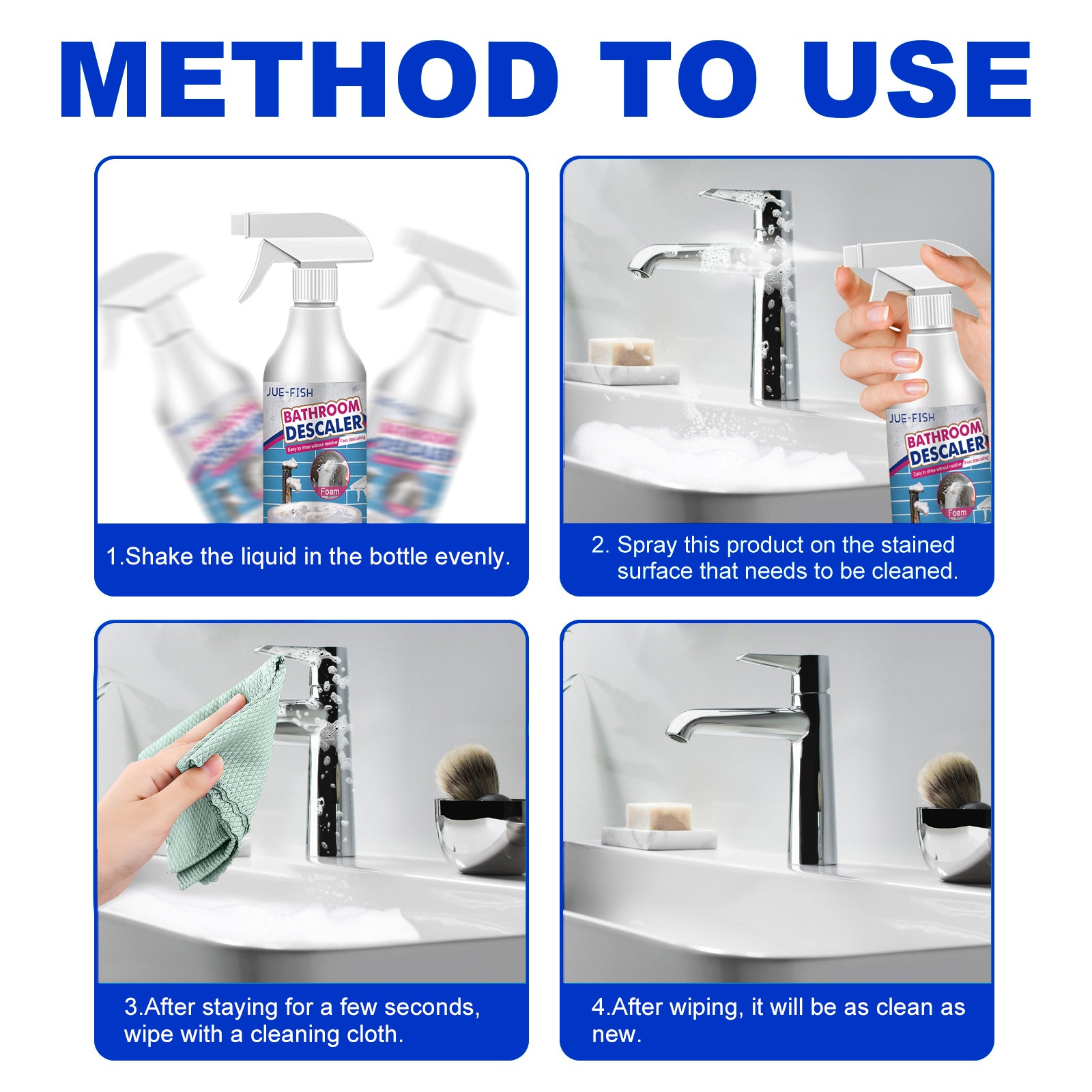 Shower Glass Scale Cleaner