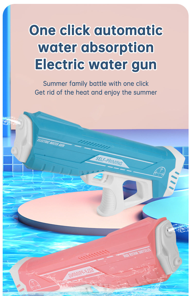 Electric Induction Water Gun Summer Outdoor Toys Automatic Pumping Gun Beach Swimming Pool Water Fight Children&