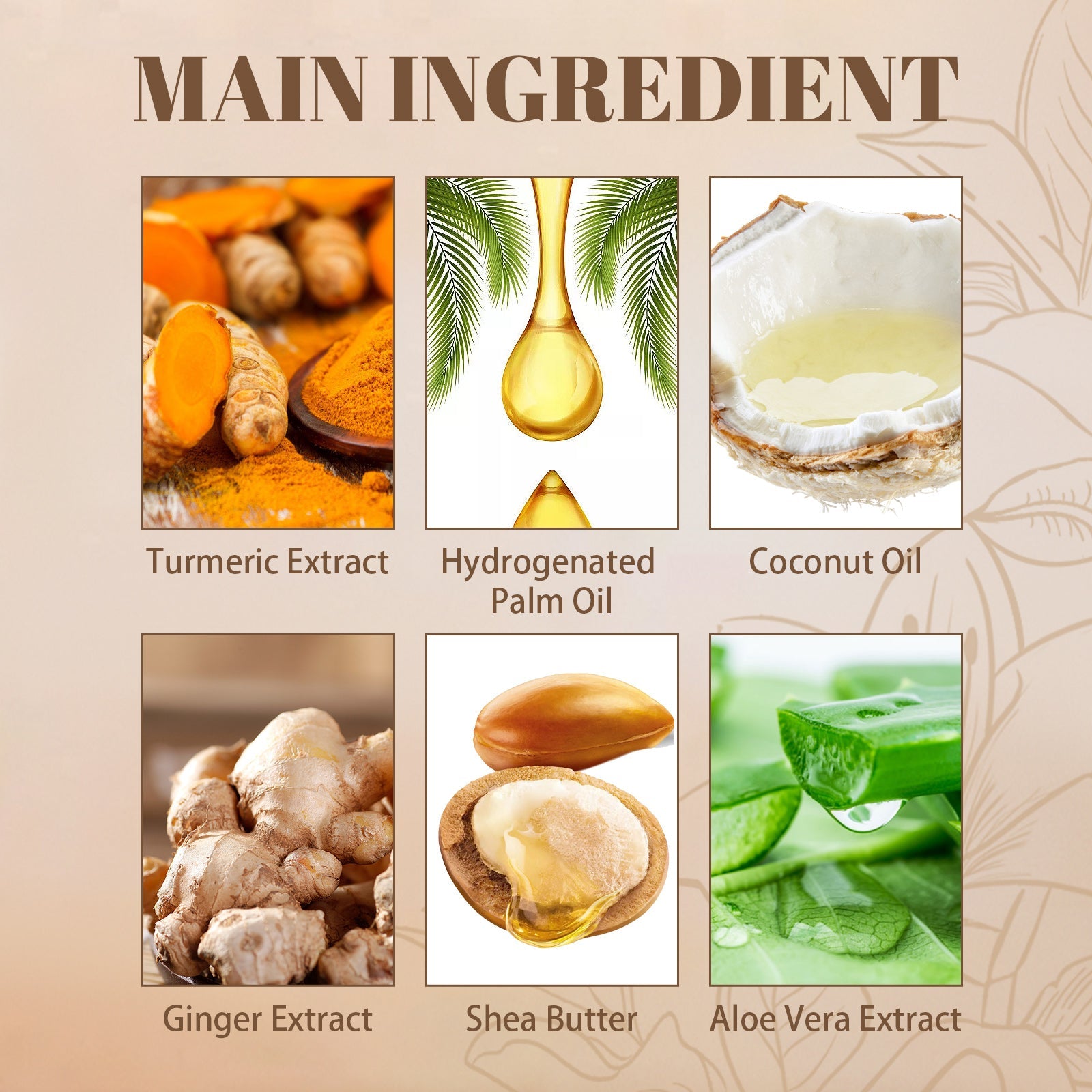 Turmeric Cleansing Soap Moisturizes Skin Women&