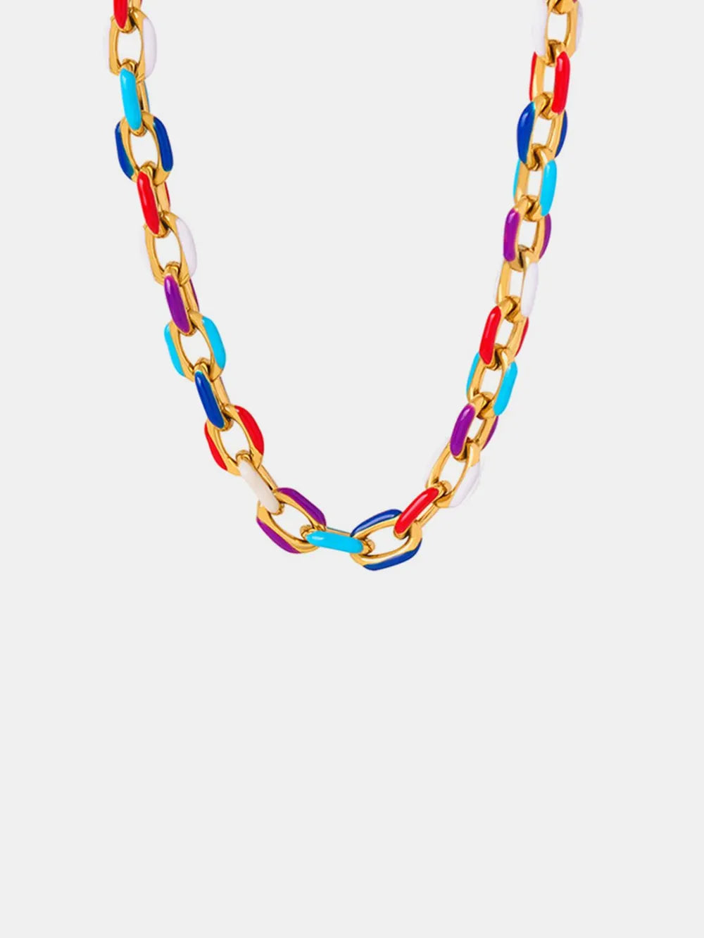 Niche Dripping Oil Titanium Steel Necklace Versatile Personalized Jewelry for Women