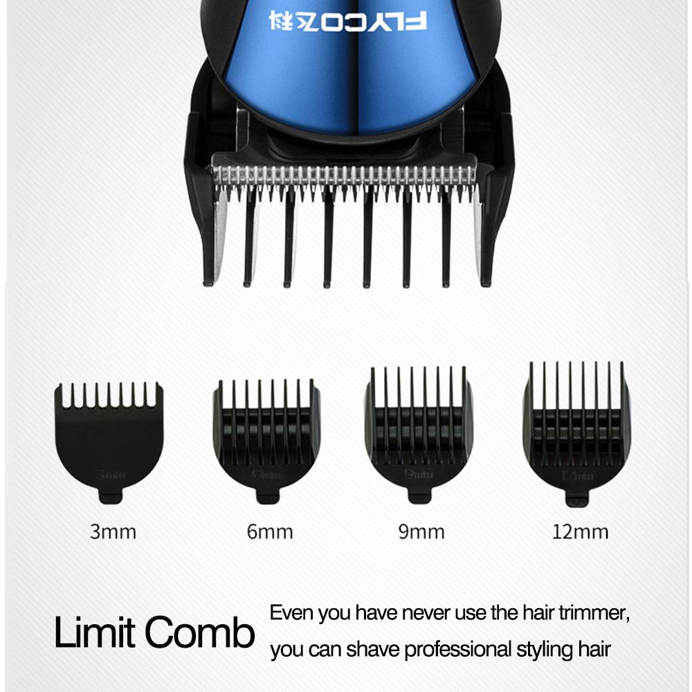 FLYCO Rechargeable Electric Hair Clipper Hair Trimmers Professional Cutting Haircut Tools FC5806