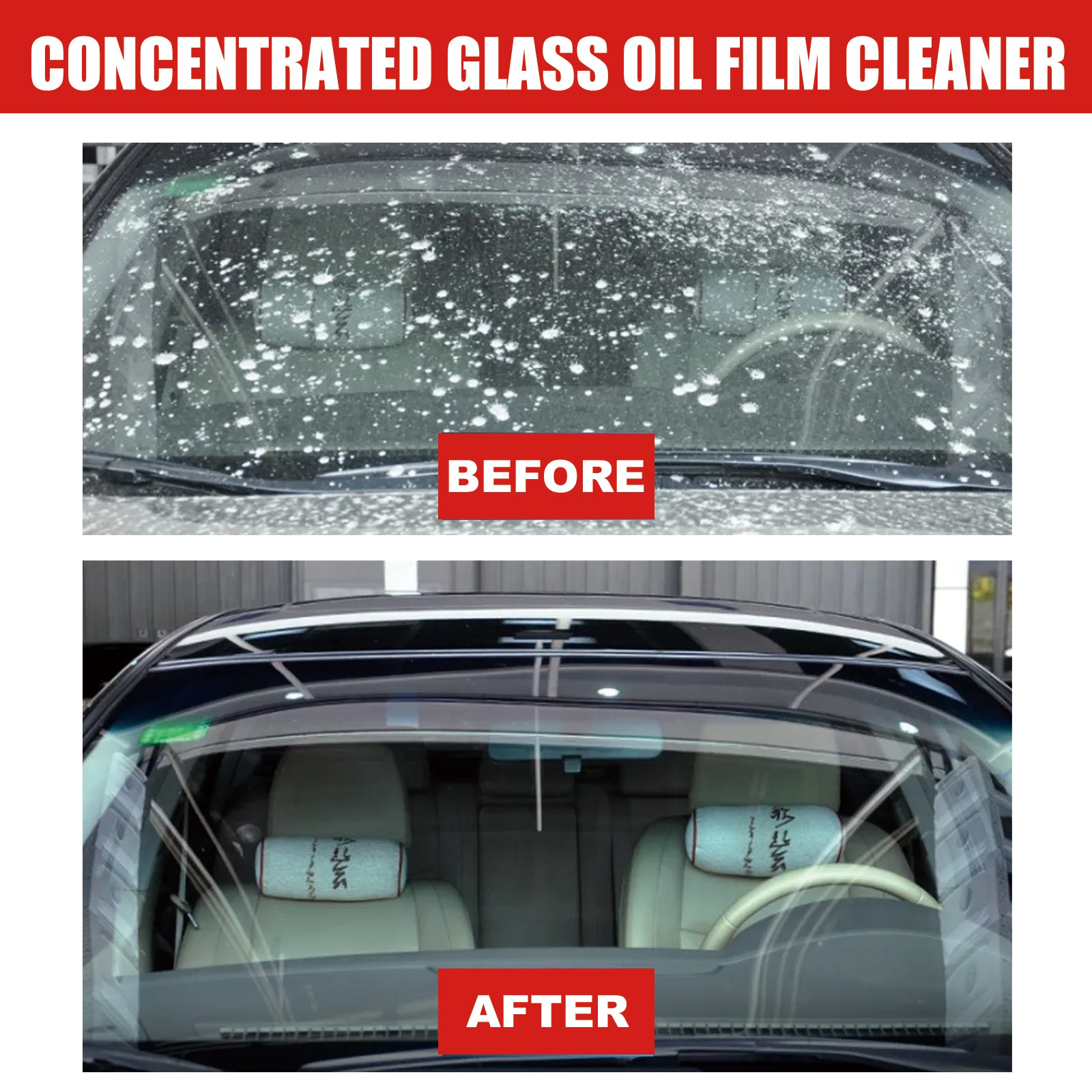 Concentrated Glass Oil Film Cleaner