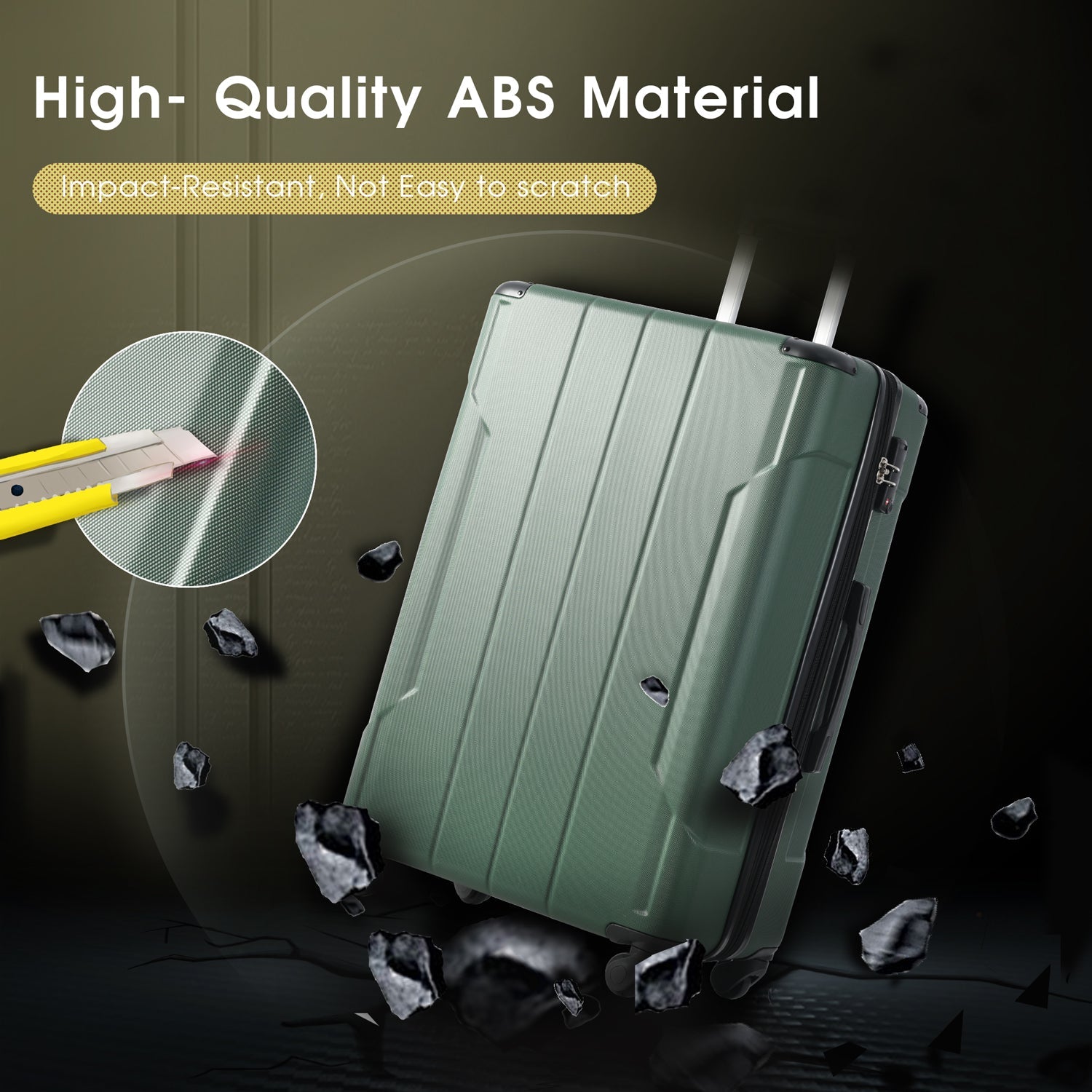 Hardshell Luggage Spinner Suitcase with TSA Lock Lightweight Expandable 28&
