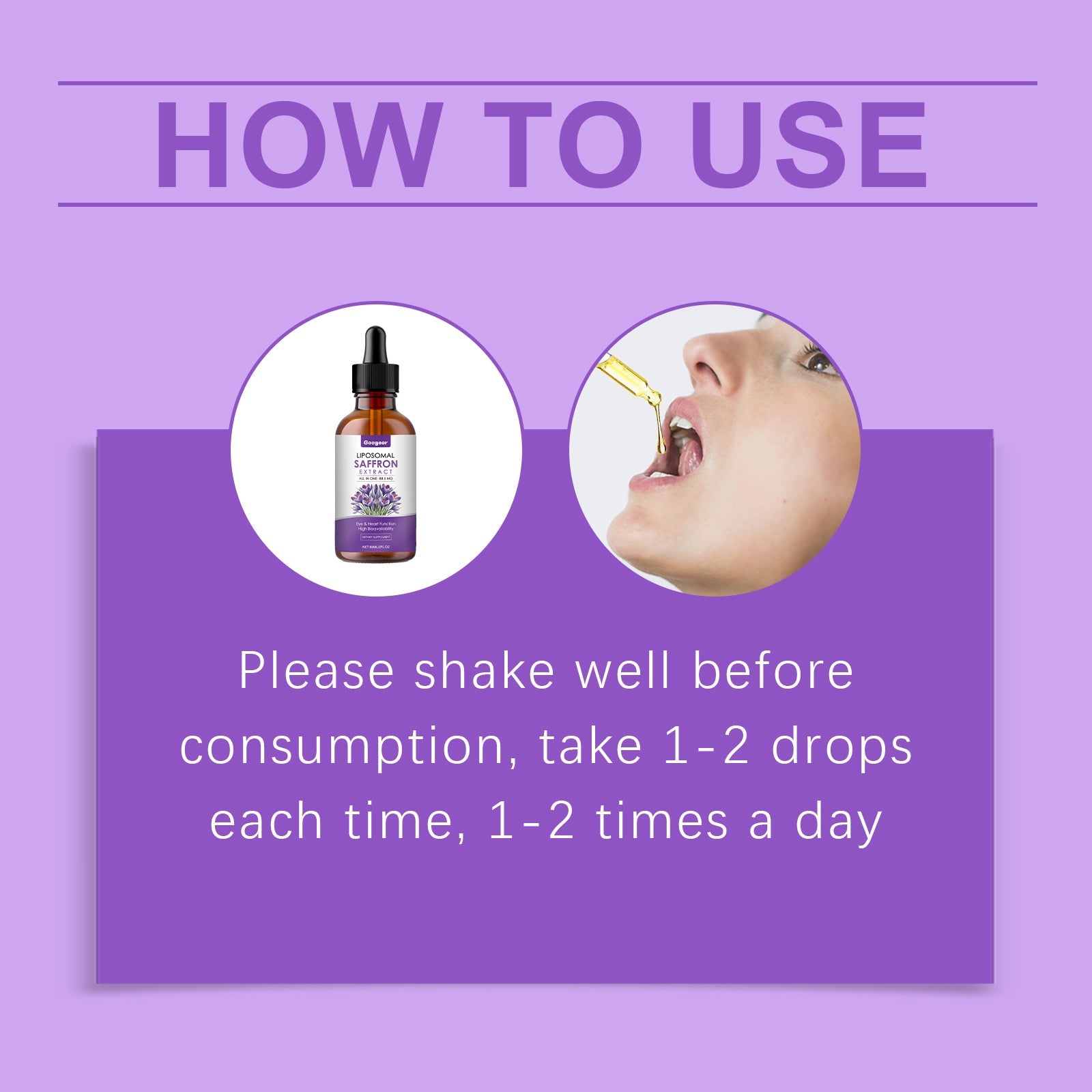 Saffron Body Therapy Supplement Drops