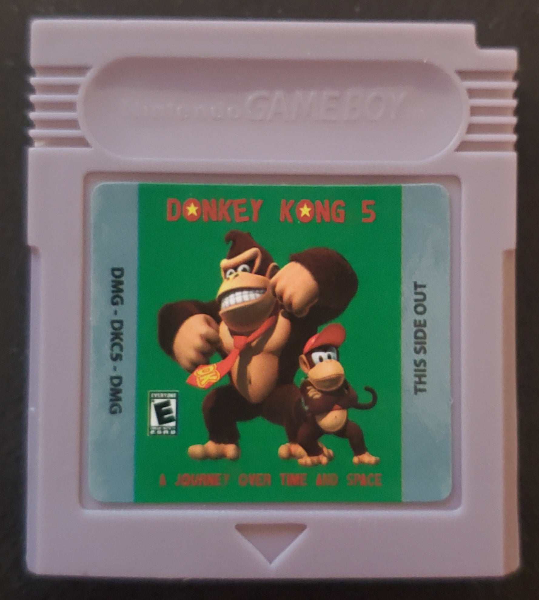 Donkey Kong 5 A Journey Over Time and Space Gameboy Color GBC Video Game Catridge