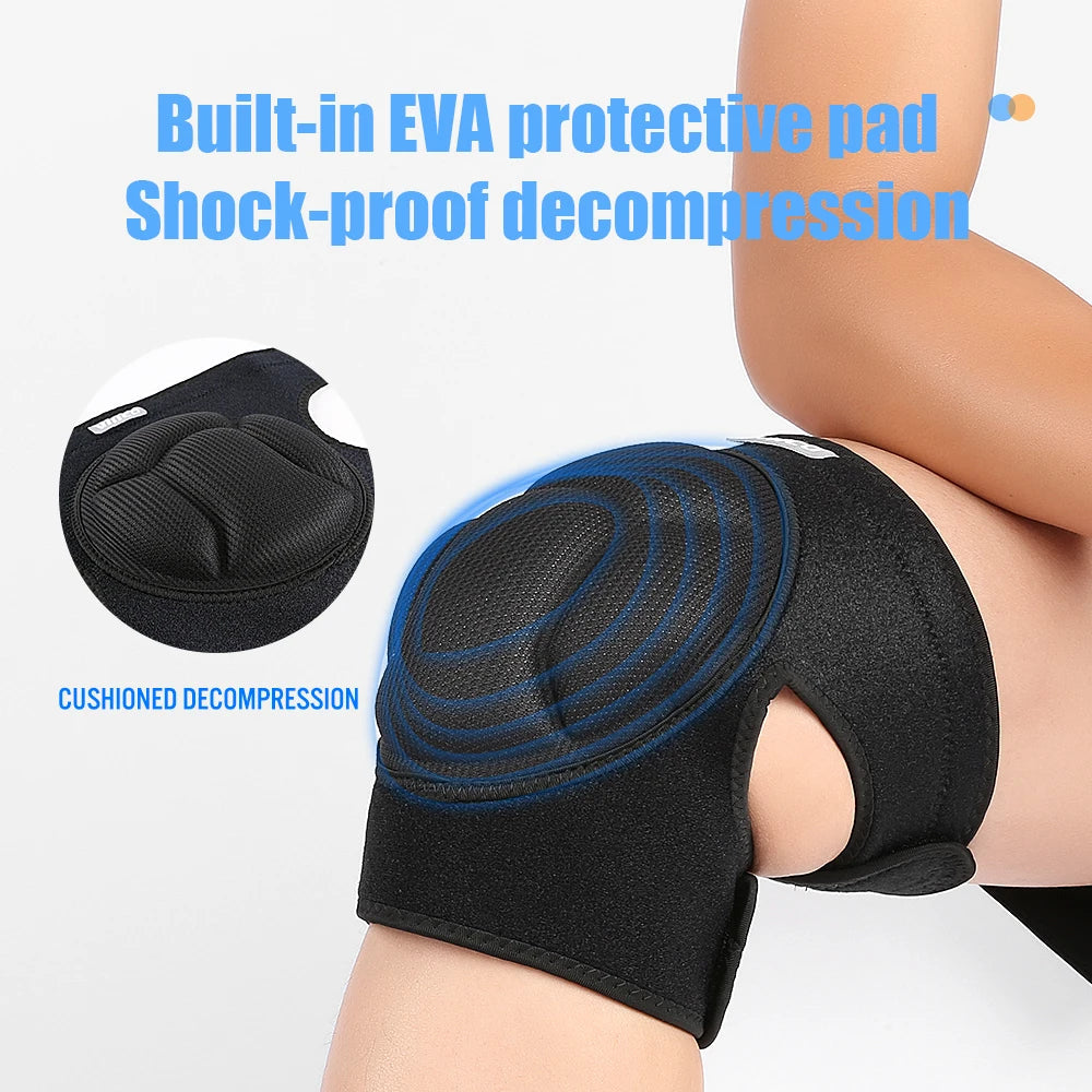 Running basketball cushioning decompression breathable comfortable Velcro sports collision protection leg protection knee protection 