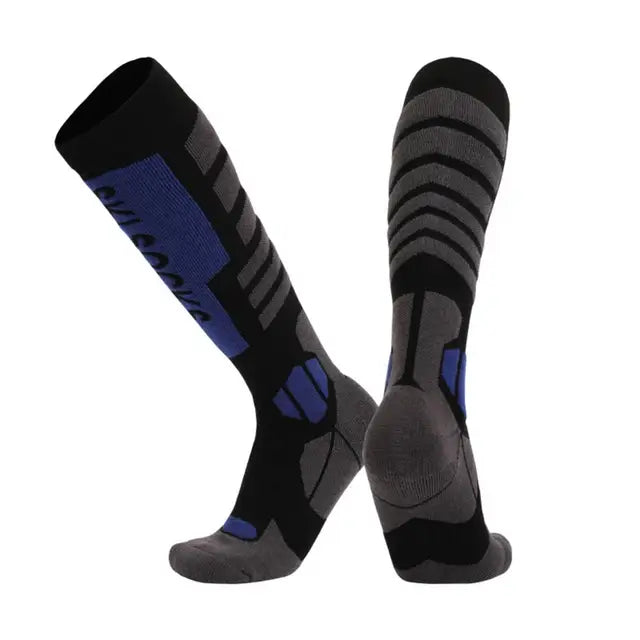 New Merino wool skiing socks with thickened towel bottom for men and women&