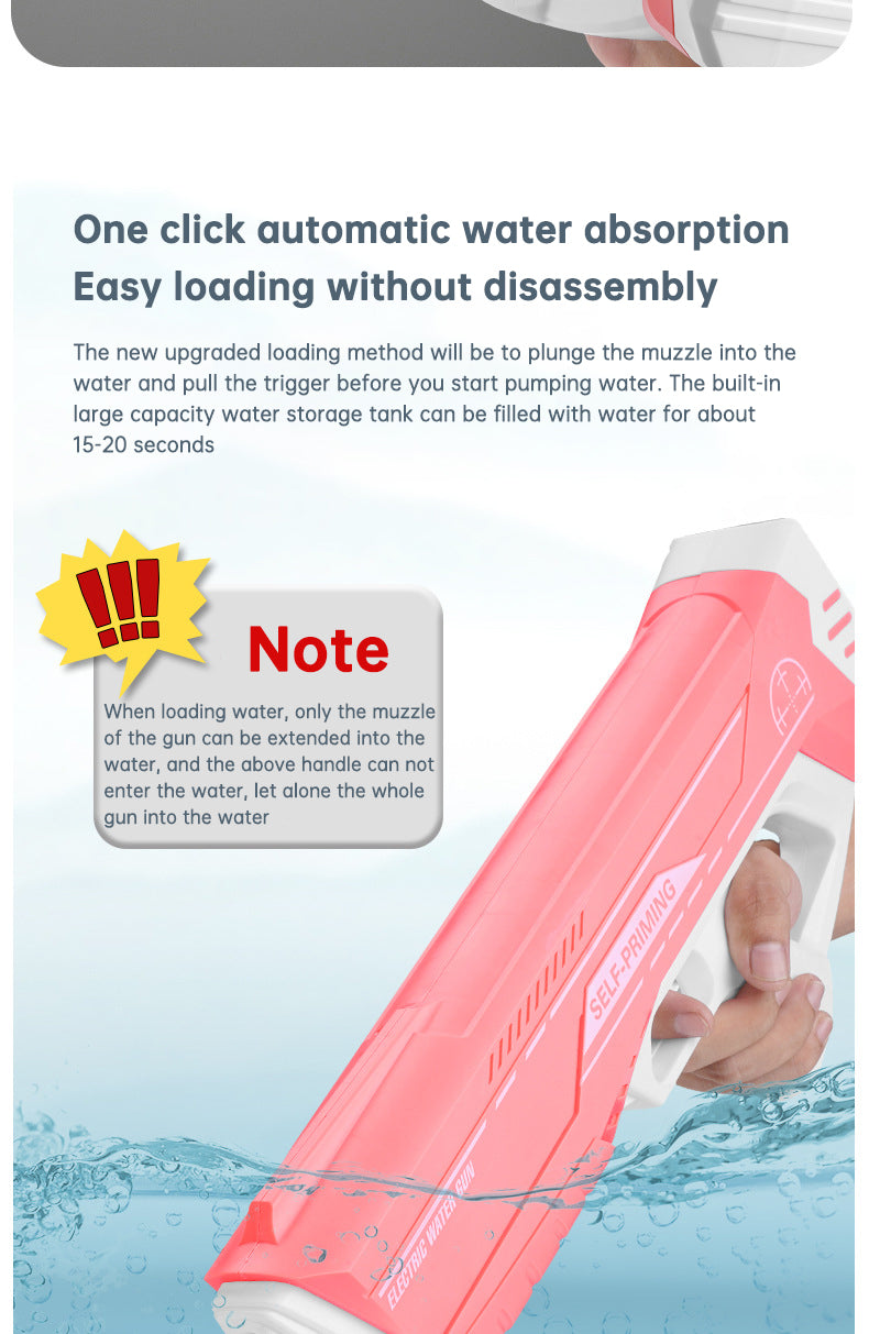 Electric Induction Water Gun Summer Outdoor Toys Automatic Pumping Gun Beach Swimming Pool Water Fight Children&