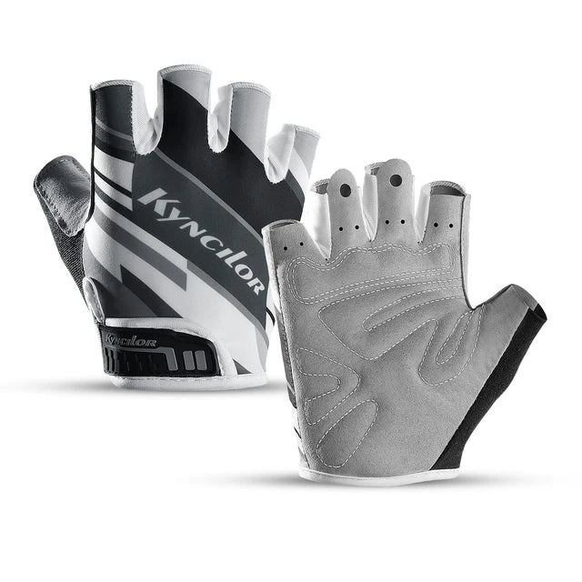 Outdoor cycling half finger gloves men&