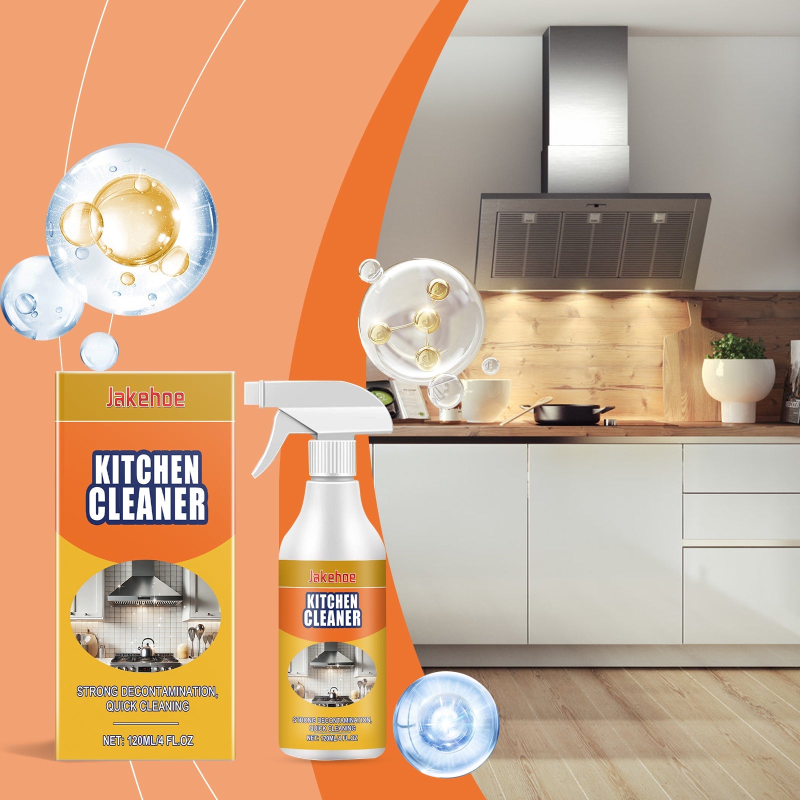Kitchen Hood Multi-Effect Cleaner