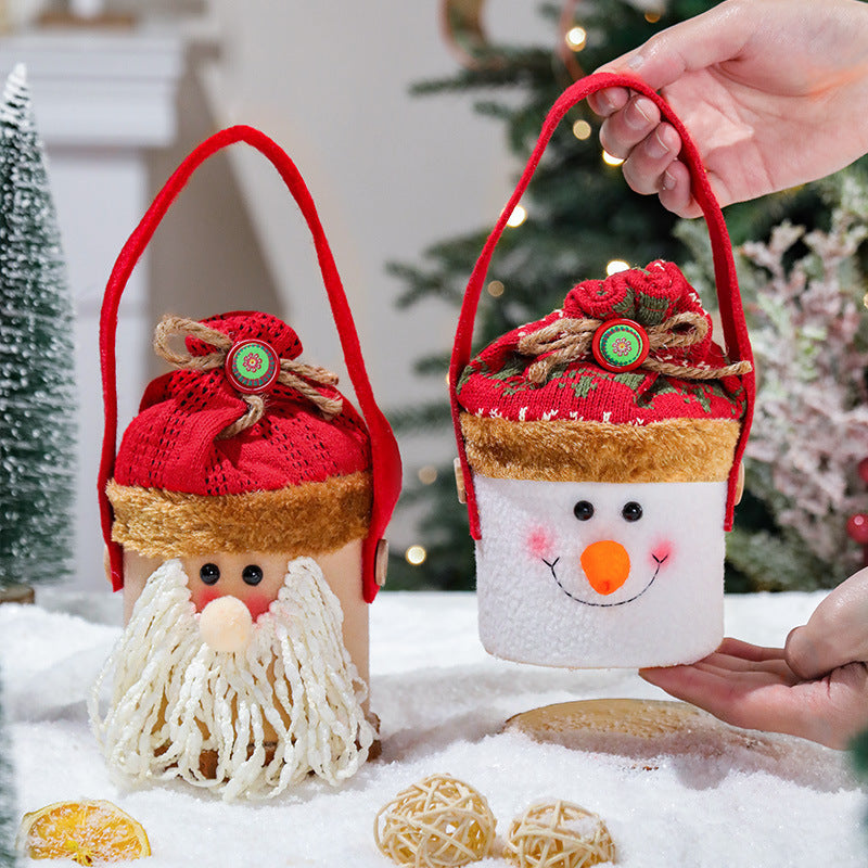 Christmas decorations, cartoon tote bags, gift bags, Christmas gift bags, children&