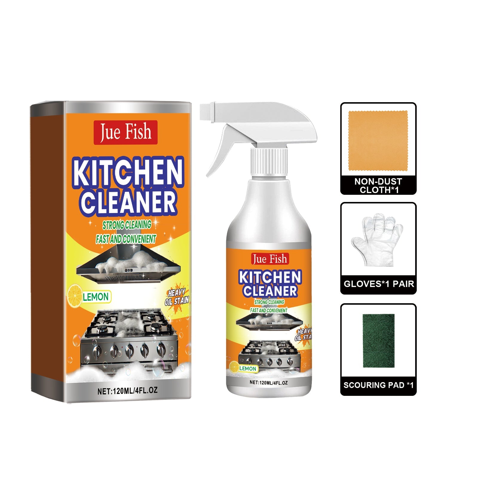 Hood Stove Heavy Oil Cleaner
