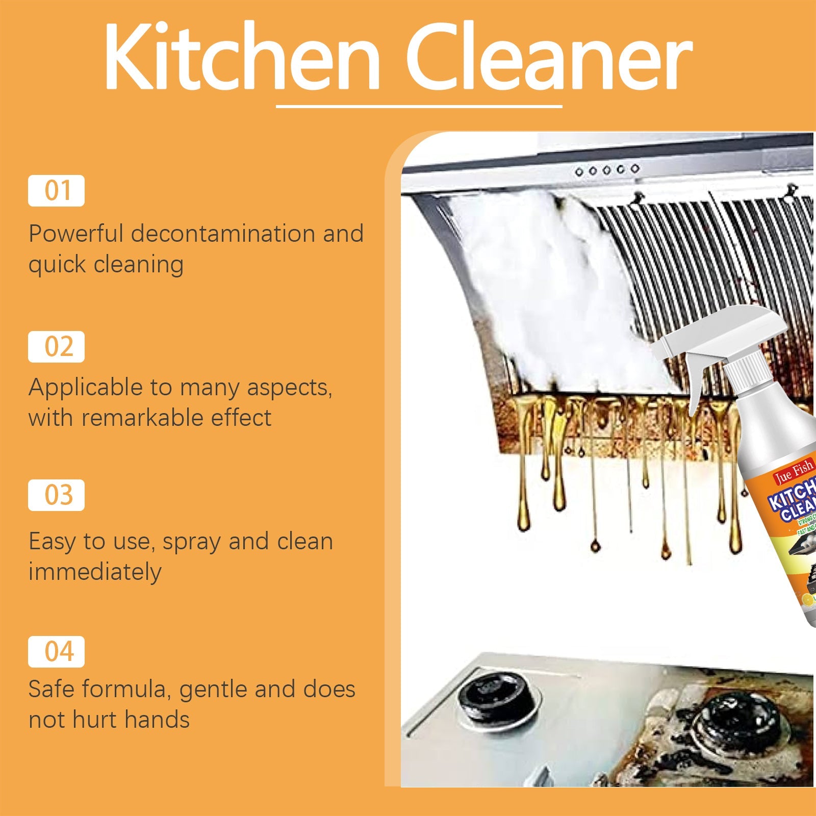 Hood Stove Heavy Oil Cleaner