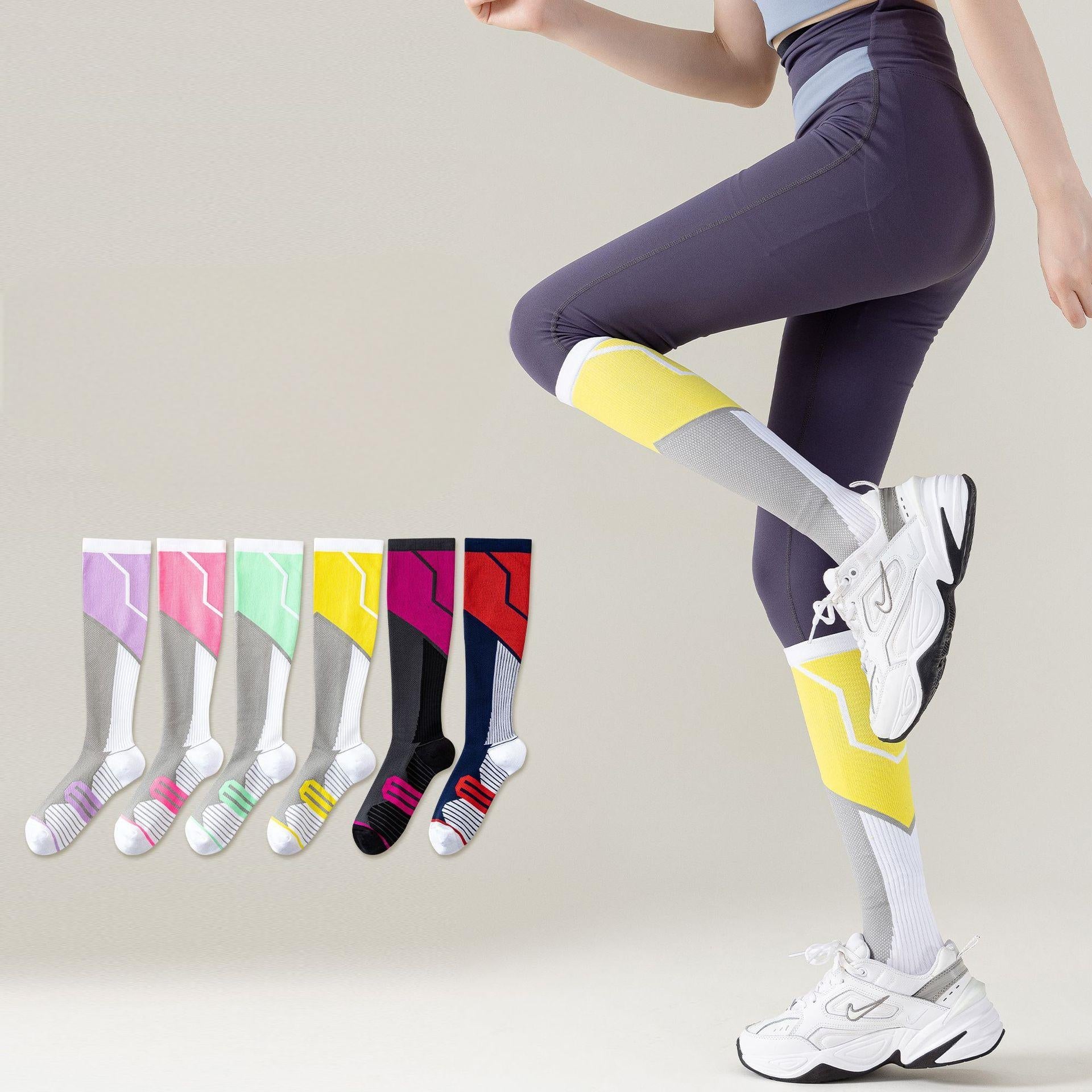 Outdoor sports pressure socks, women&