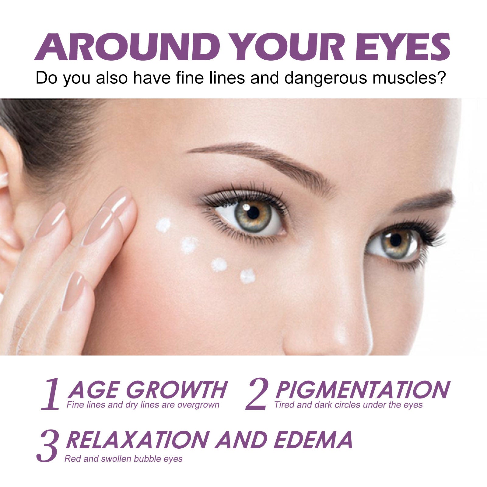 Moisturizing Eye Cream, Firming And Lifting Eye Creme For Fine Lines Crow&