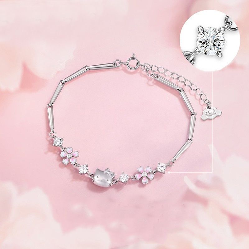 Sakura Hello Kitty Bracelet Women&