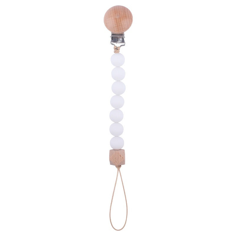 Beech Wood Pacifier Clip