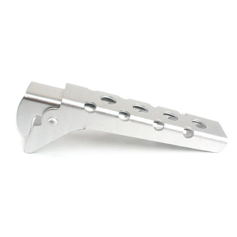 Anti scald pot clamp aluminum alloy perforated pot clamp outdoor portable hand clamp picnic barbecue kitchen tool pot handle