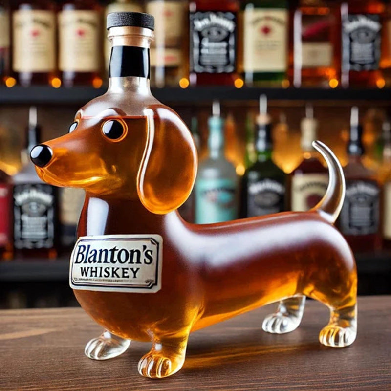10Oz Funny Middle Finger Duck/Turtle/Dog Whisky Glass Decanter – Bar/Office/Home Decor.