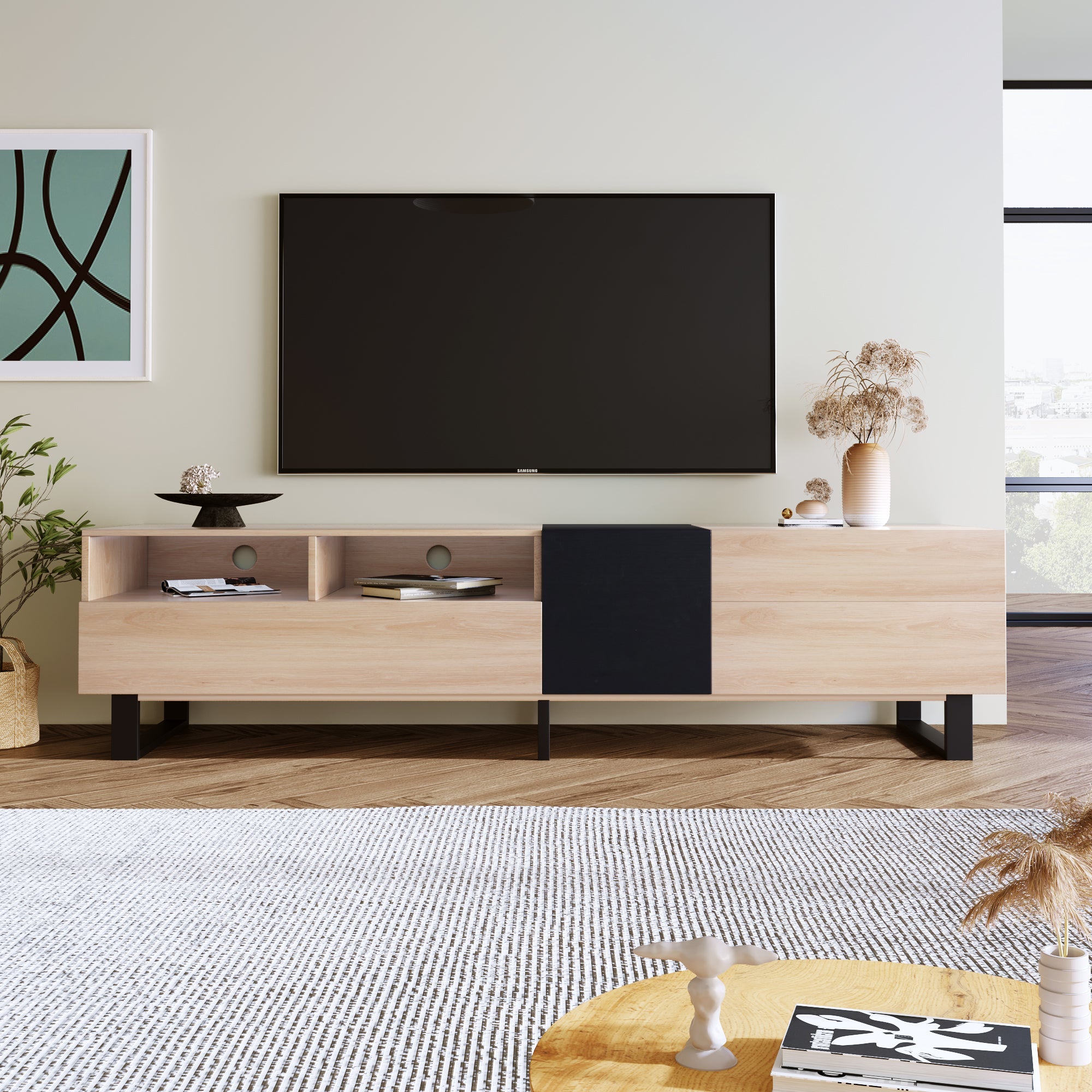 Modern TV Stand for 80&