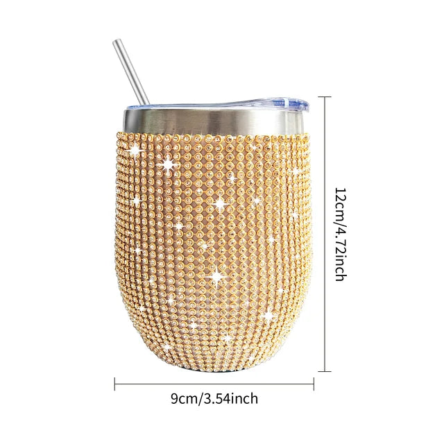Diamond Wine Tumbler