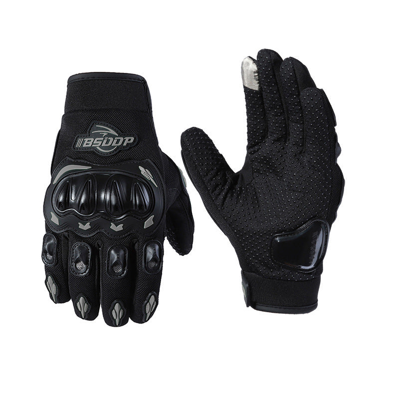 Motorcycle Riding Gloves, All Finger, Summer Breathable, Men&