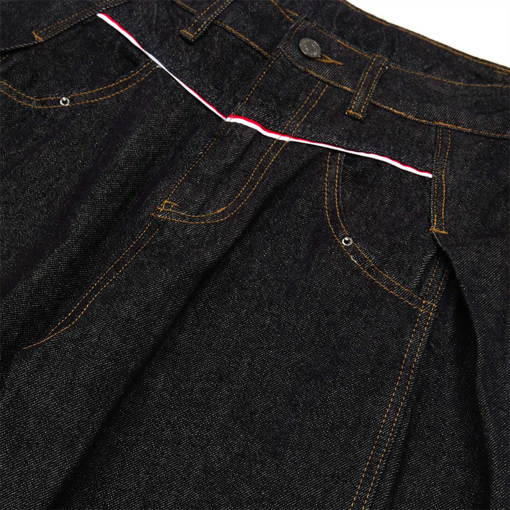 American High Street Design Denim Wide Leg Long Pants Men&