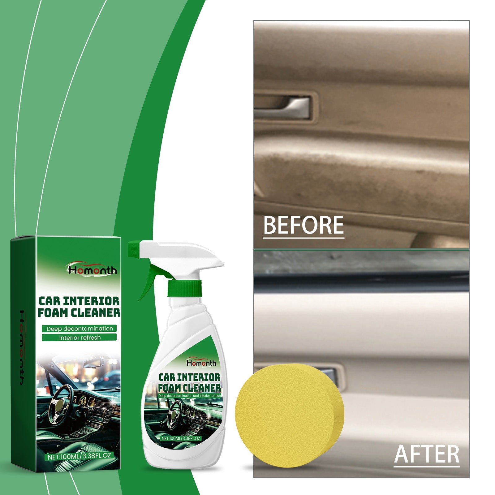 Car Seat Leather Foam Cleaner