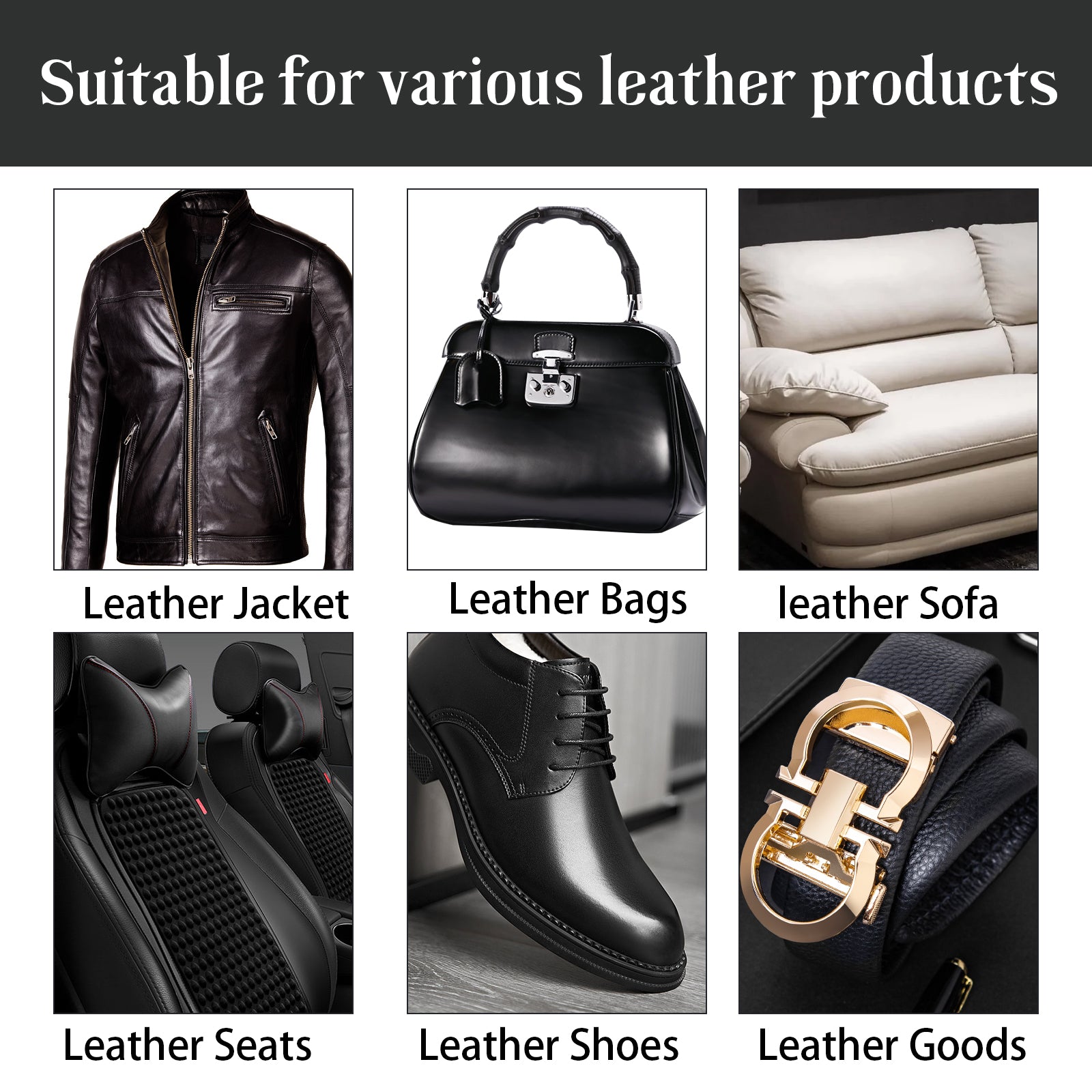 Furniture Salve, Car Leather Cushion Home Sofa Leather Shoes Cleaning Renovation Maintenance Ointment