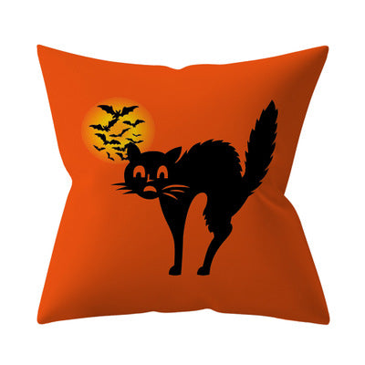 Trick or treat/pumpkin Cushion Cover 45*45cm Happy Halloween Throw Pillow Cover Happy Fall Y&