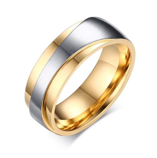 Vnox Wedding Rings for Women Men Promise Lover Valentine&