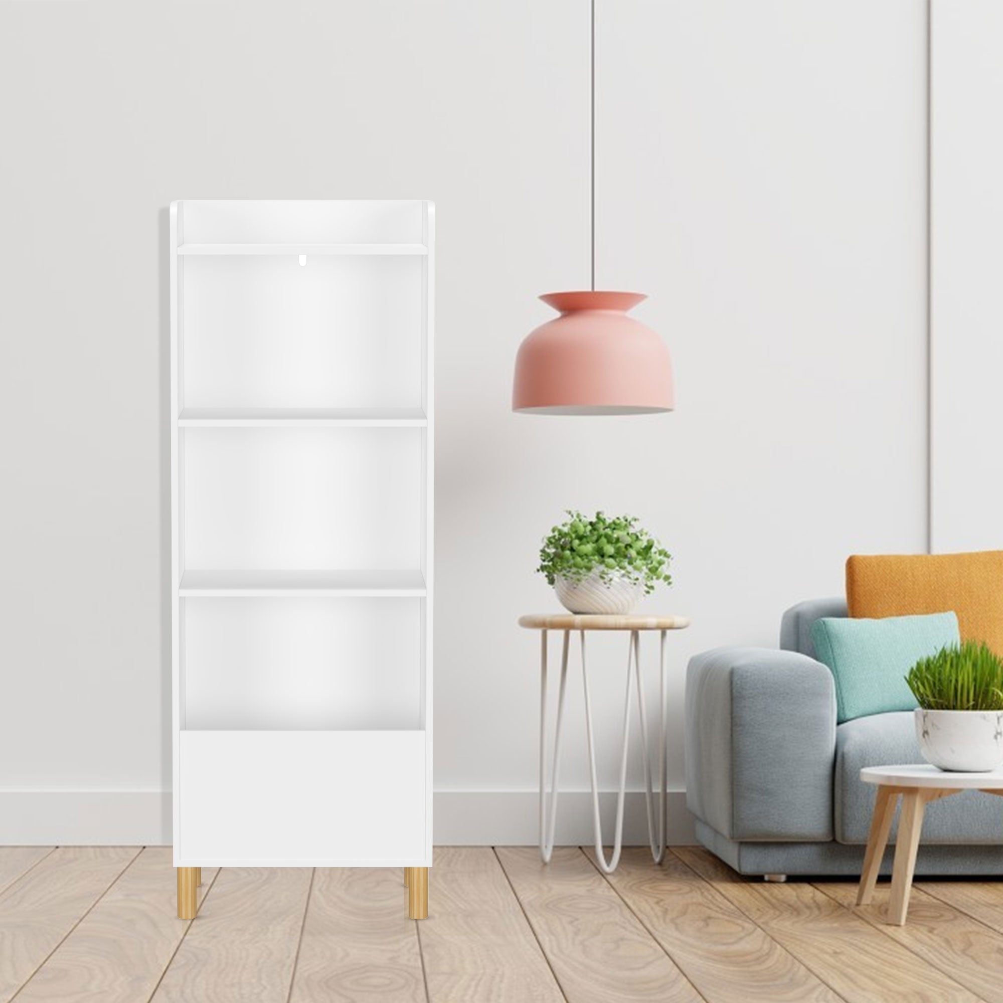 Kids 4-Tier Bookcase Children&