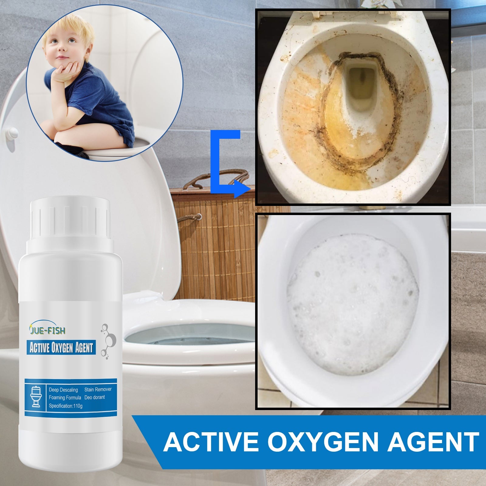 Toilet Reactive Oxygen Cleaner