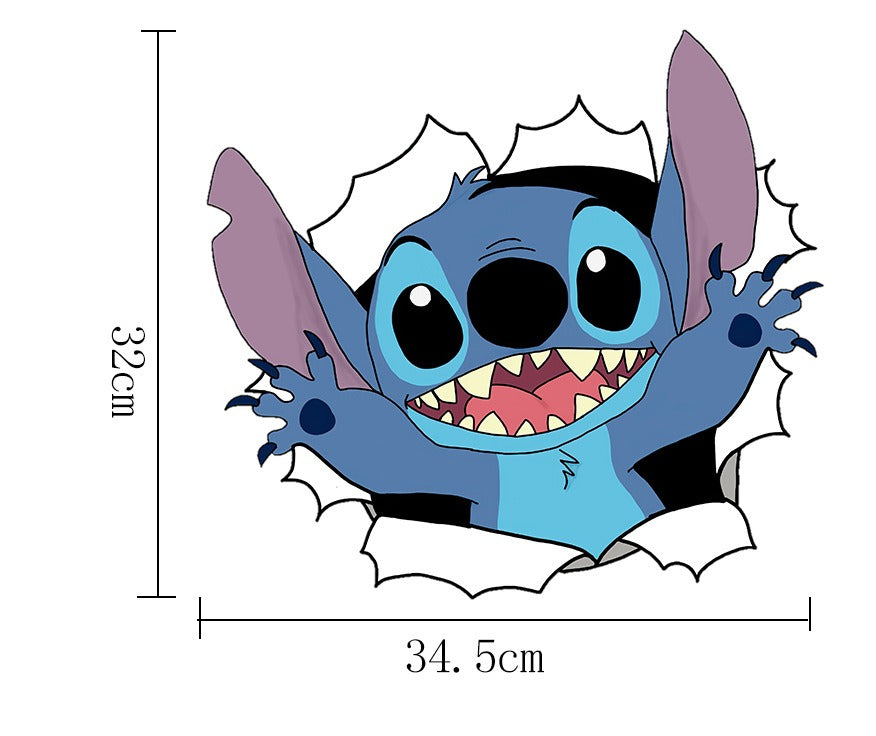 3D Broken Wall Stitch Wallpaper Children&