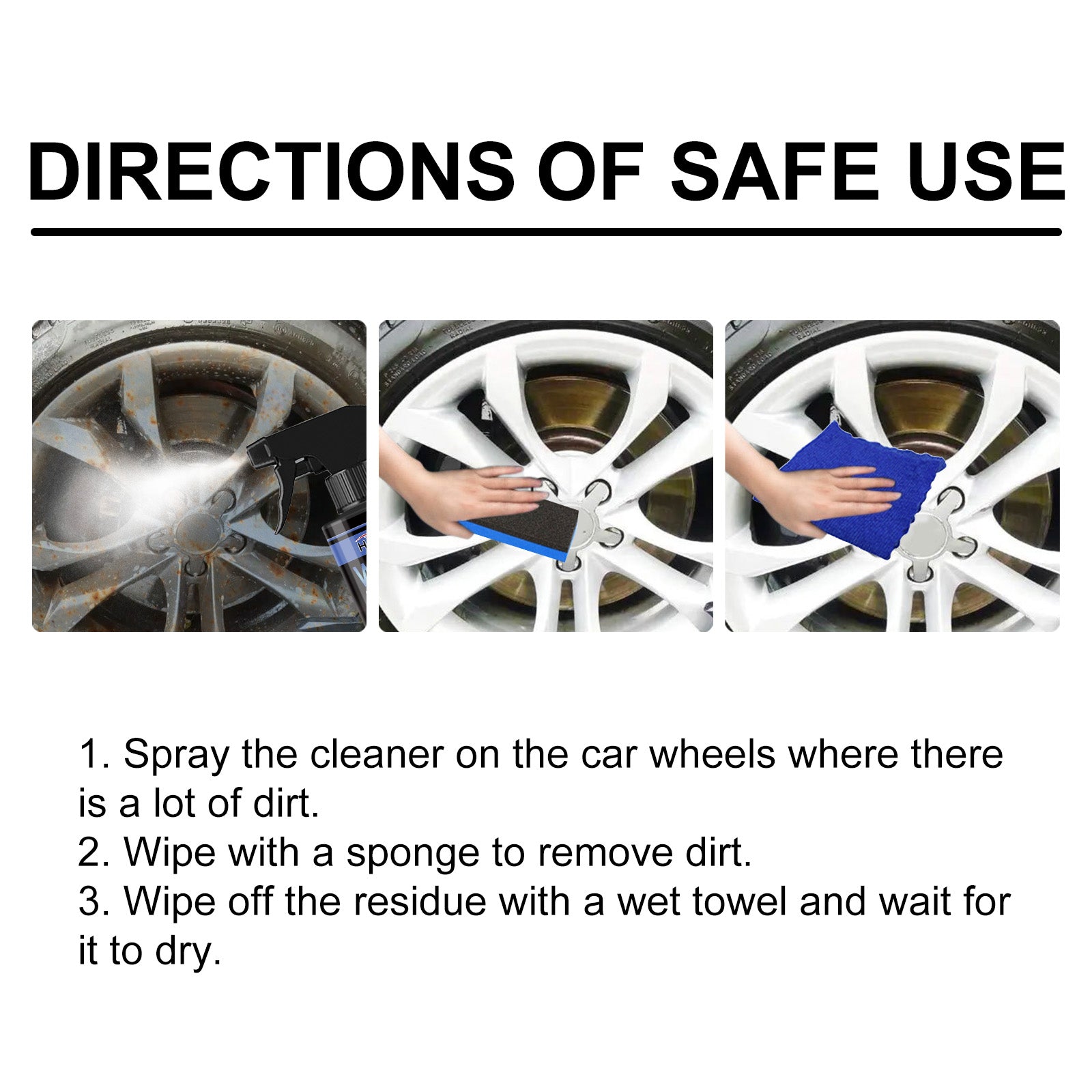 Tire Hub Rust Cleaner