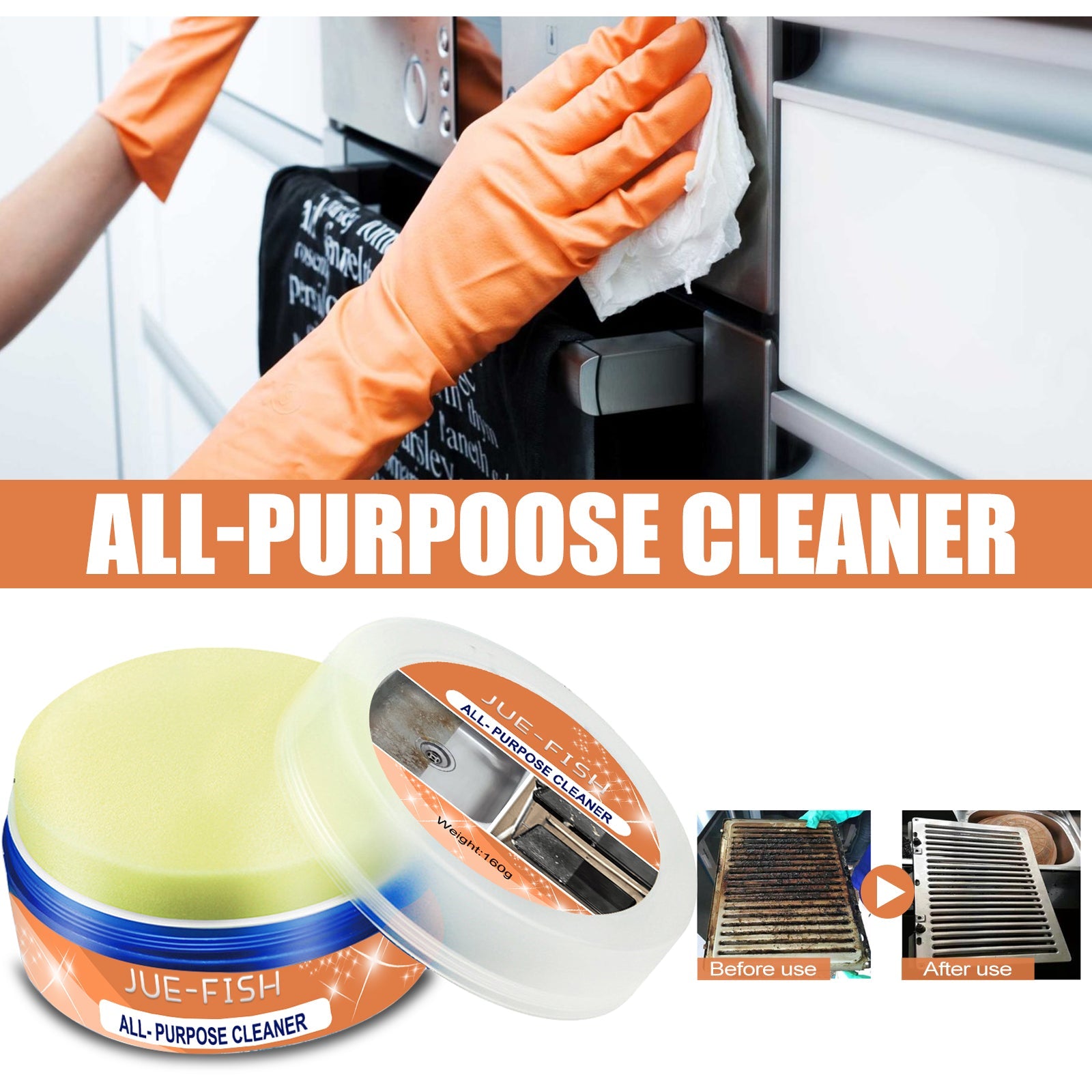 Stove Hood Stainless Grease Cleaner